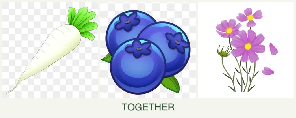 Can you plant radishes, blueberries and cosmos together?