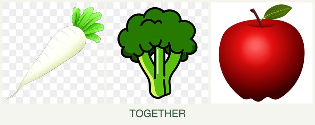 Can you plant radishes, broccoli and apples together?