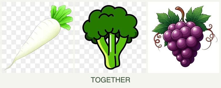 Can you plant radishes, broccoli and grapes together?