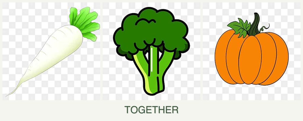 Can you plant radishes, broccoli and pumpkin together?