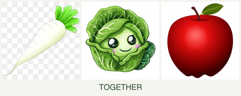 Can you plant radishes, cabbage and apples together?
