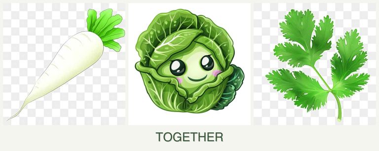 Can you plant radishes, cabbage and parsley together?