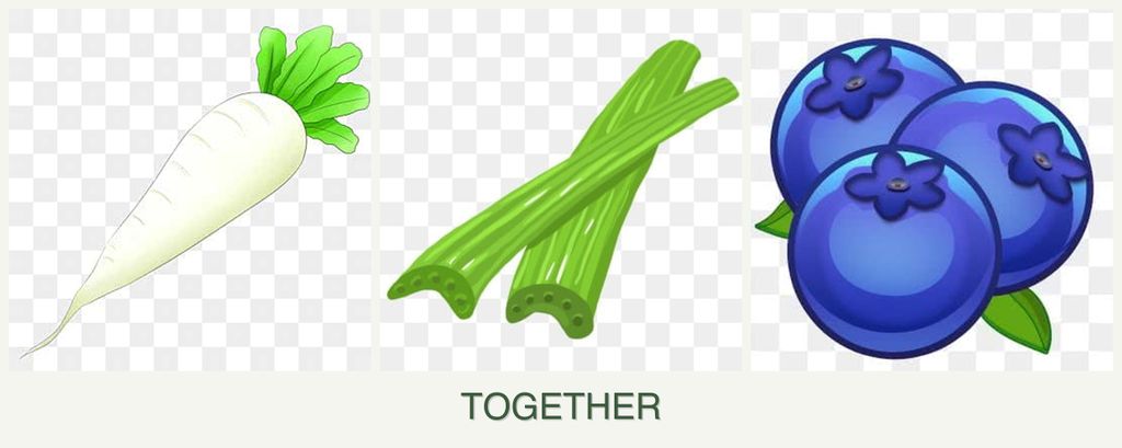 Can you plant radishes, celery and blueberries together?