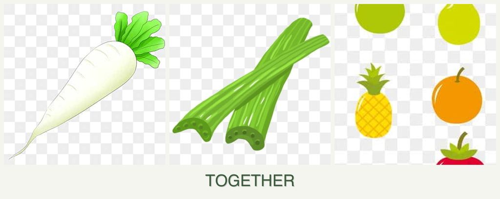 Can you plant radishes, celery and pears together?