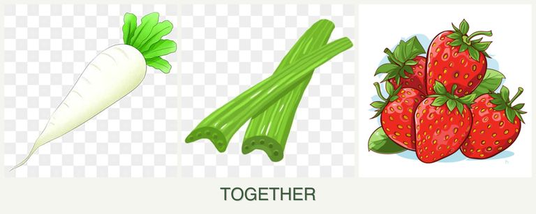 Can you plant radishes, celery and strawberries together?