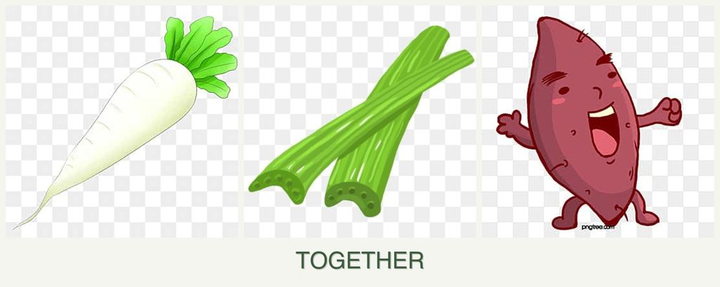 Can you plant radishes, celery and sweet potatoes together?