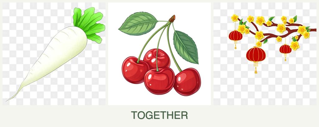Can you plant radishes, cherries and apricots together?