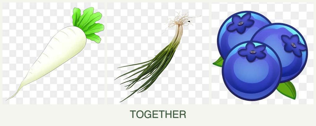 Can you plant radishes, chives and blueberries together?