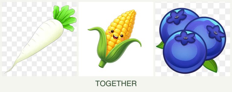 Can you plant radishes, corn and blueberries together?