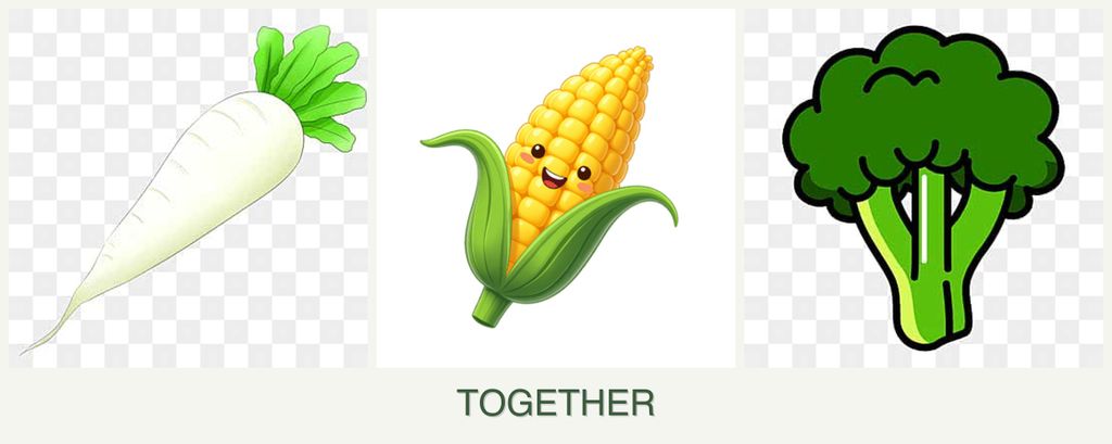 Can you plant radishes, corn and broccoli together?