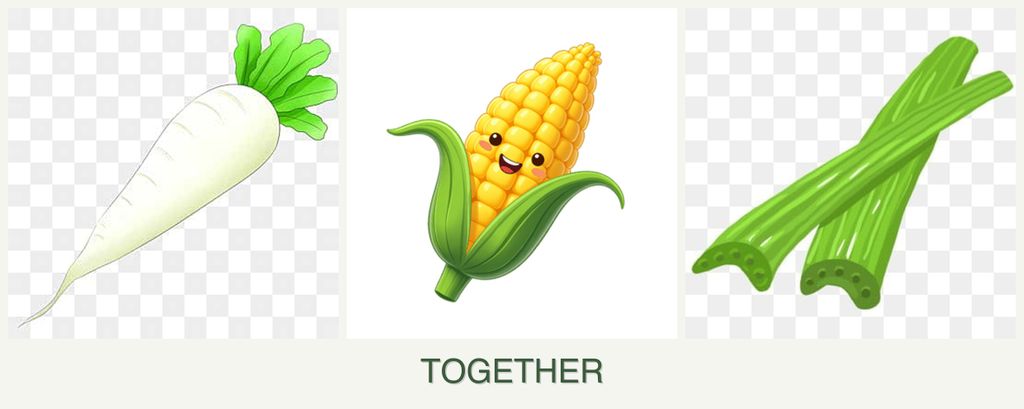 Can you plant radishes, corn and celery together?