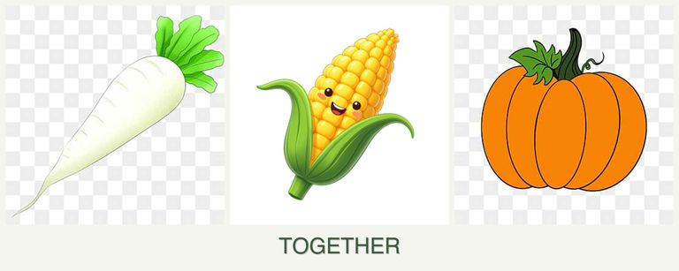 Can you plant radishes, corn and pumpkin together?