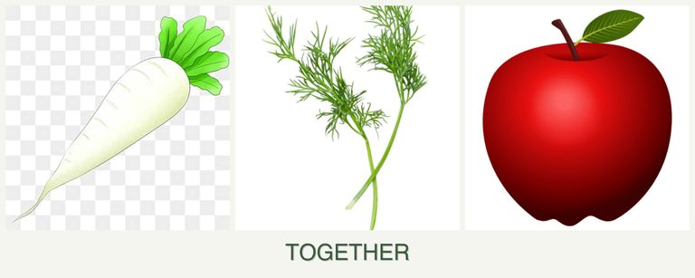 Can you plant radishes, dill and apples together?