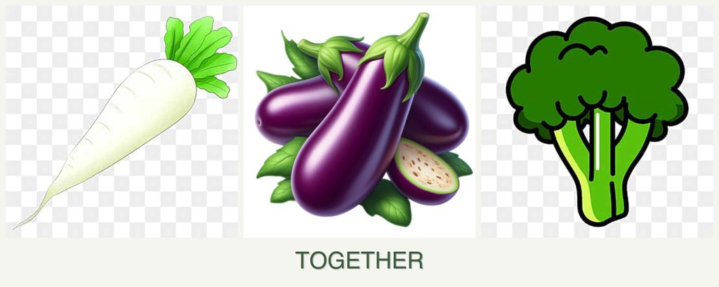 Can you plant radishes, eggplant and broccoli together?