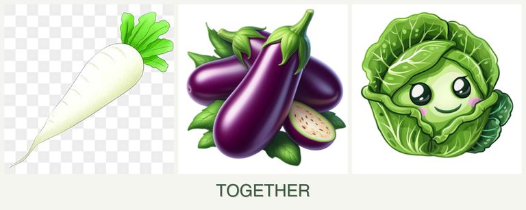 Can you plant radishes, eggplant and cabbage together?