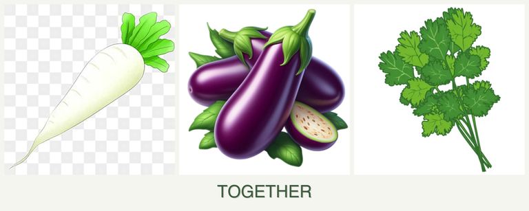 Can you plant radishes, eggplant and cilantro together?