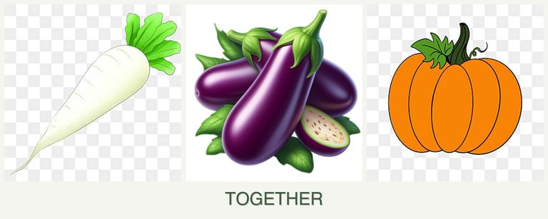 Can you plant radishes, eggplant and pumpkin together?