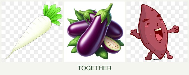 Can you plant radishes, eggplant and sweet potatoes together?
