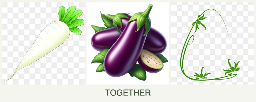 Can you plant radishes, eggplant and tarragon together?