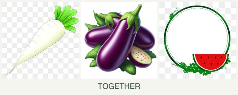 Can you plant radishes, eggplant and watermelons together?