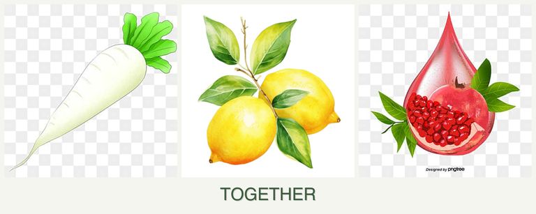 Can you plant radishes, lemons and pomegranates together?