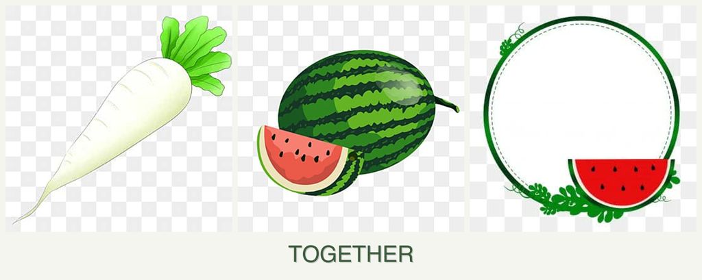 Can you plant radishes, melons and watermelons together?