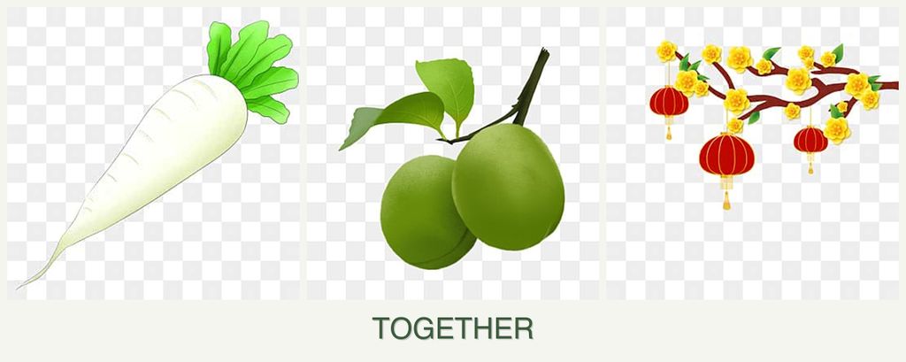 Can you plant radishes, plums and apricots together?