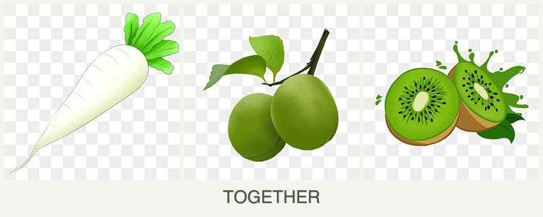 Can you plant radishes, plums and kiwi together?
