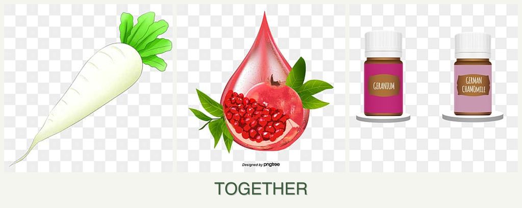 Can you plant radishes, pomegranates and geraniums together?