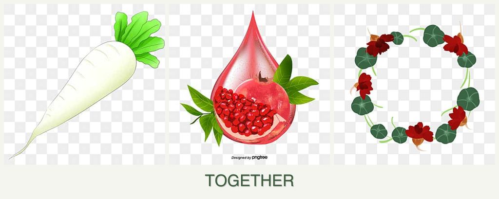 Can you plant radishes, pomegranates and nasturtiums together?