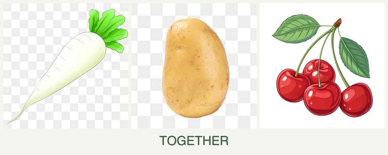 Can you plant radishes, potatoes and cherries together?