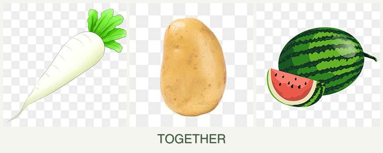 Can you plant radishes, potatoes and melons together?