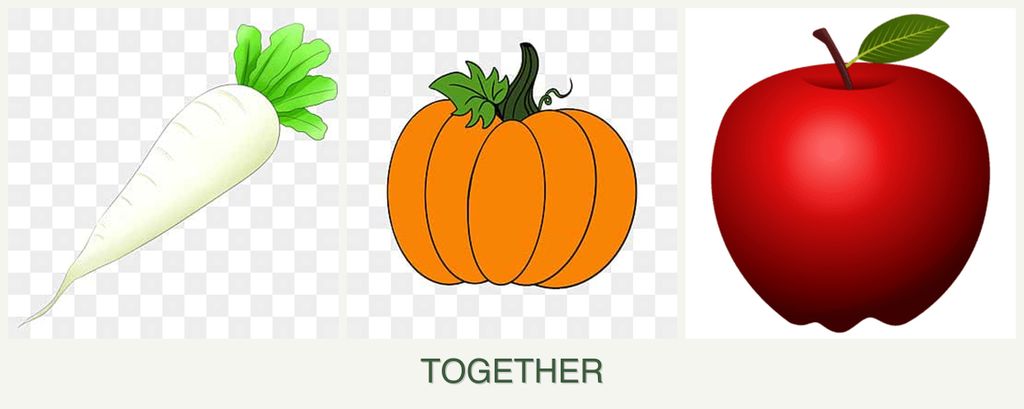 Can you plant radishes, pumpkin and apples together?