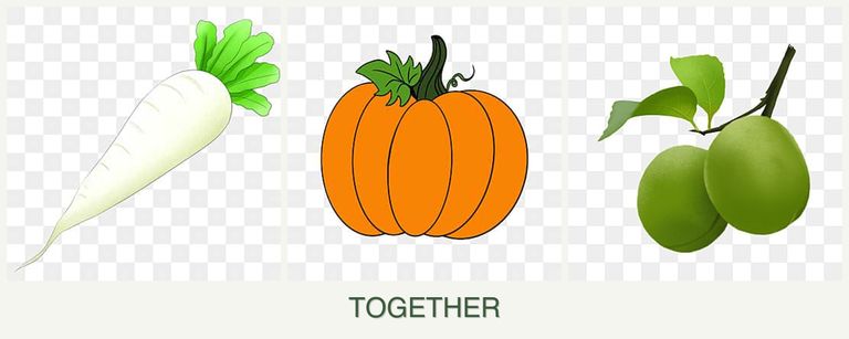 Can you plant radishes, pumpkin and plums together?