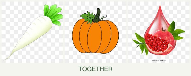 Can you plant radishes, pumpkin and pomegranates together?