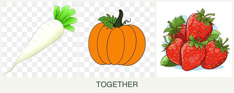 Can you plant radishes, pumpkin and strawberries together?