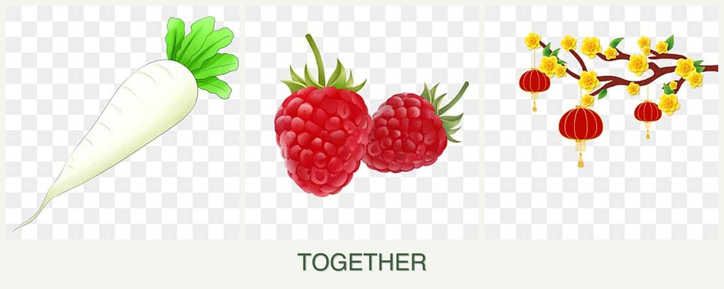 Can you plant radishes, raspberries and apricots together?