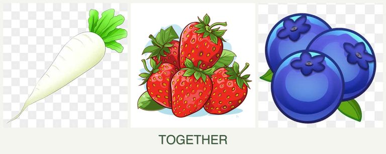 Can you plant radishes, strawberries and blueberries together?