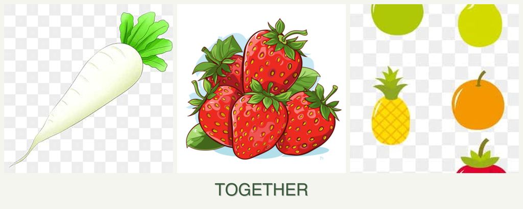 Can you plant radishes, strawberries and pears together?