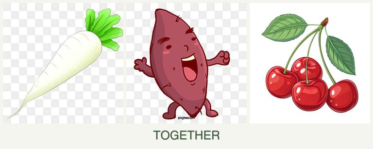 Can you plant radishes, sweet potatoes and cherries together?