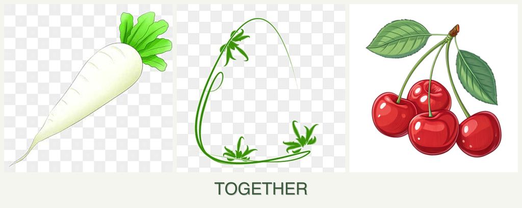 Can you plant radishes, tarragon and cherries together?
