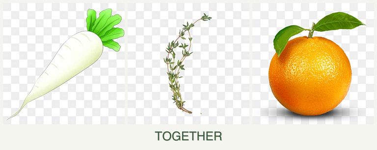 Can you plant radishes, thyme and oranges together?