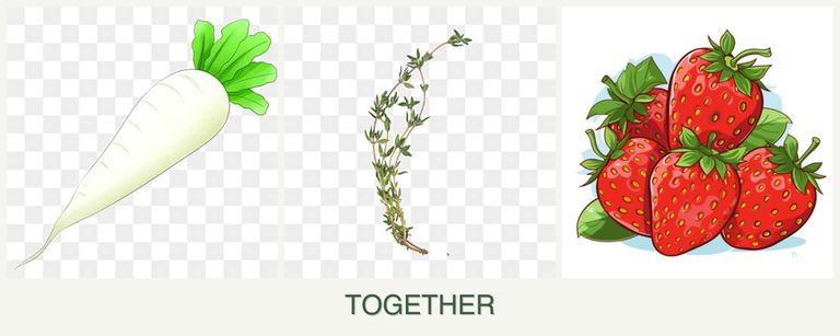 Can you plant radishes, thyme and strawberries together?