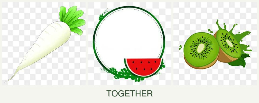 Can you plant radishes, watermelons and kiwi together?