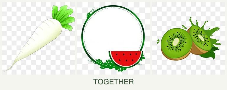 Can you plant radishes, watermelons and kiwi together?