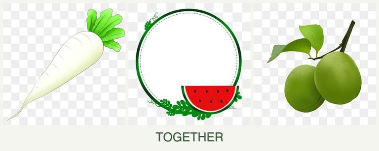 Can you plant radishes, watermelons and plums together?