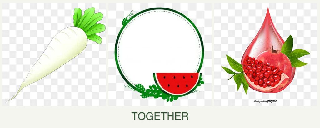 Can you plant radishes, watermelons and pomegranates together?