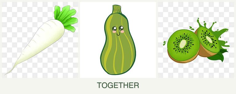 Can you plant radishes, zucchini and kiwi together?
