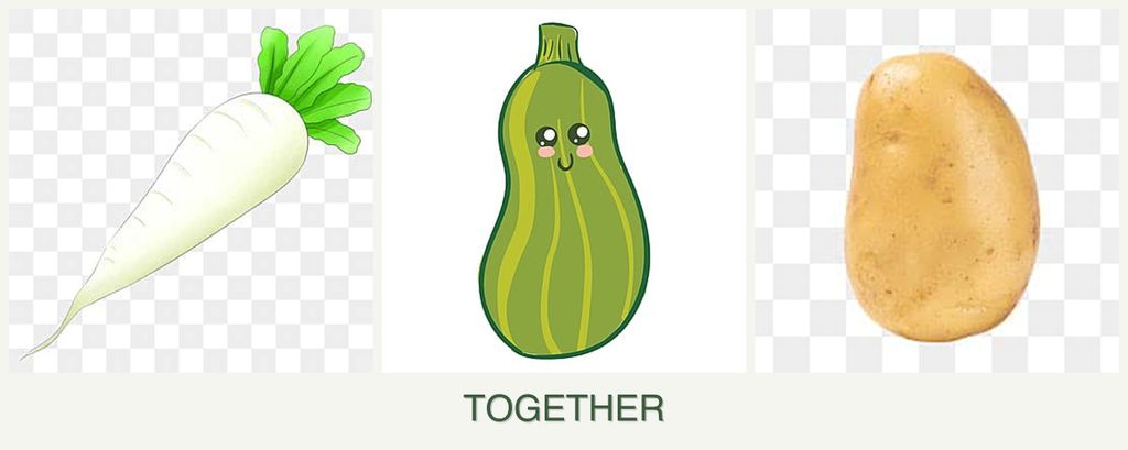 Can you plant radishes, zucchini and potatoes together?