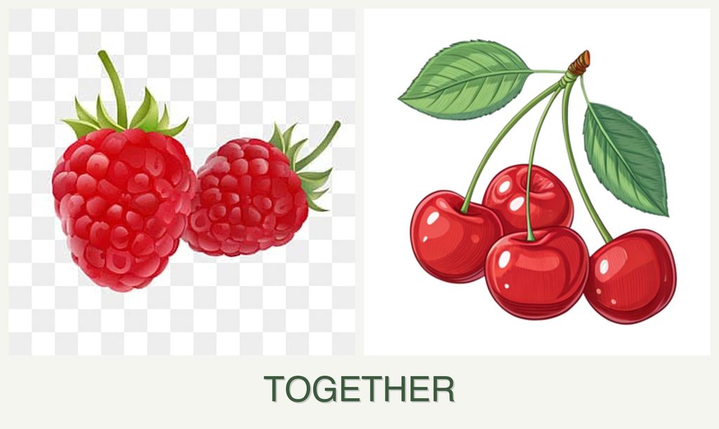 Can you plant raspberries and cherries together?